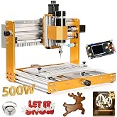 Lunyee 3018 Pro Ultra CNC Milling Machine 500W All-Metal Milling Machine Upgraded 3-Axis Engraving Machine Emergency Stop and