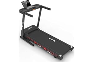 Care Fitness - Tapis de Course Connecté - 16 KM/H - Care - Jogger Max - Kinomap - 28 Programmes Intégrés - Écran LED - Contrôle de Vitesse - Moteur Silencieux - Inclinaison Motorisé - 15 Niveaux