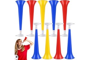 BESPORTBLE Lot de 10 trompettes de soutien pour enfants - Volumni - Klaxon de stade bruyant - Mini corne de football - Accessoires de fête