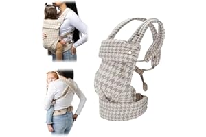 MEIION Porte bébé Twinie. Mona Ergonomique pour Nouveau-né à Enfant, Capacité de Poids de 3 à 20 kg, confortable et léger, Tissu Confortable et Respirant, Facile à Mettre et à Ajuster