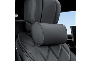 Ywooon Reposacabezas Coche, Reposacabezas Coche Pillow Memory Foam Almohada Cervical para Coche, Ajustables para el Reposacabezas del Asiento del Coche