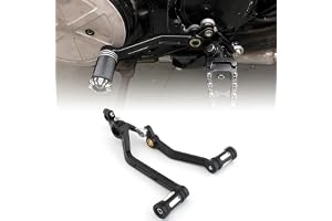 KUBYMOTO Motorcykel växelspak vipparm länkstång för Yamaha Vmax 1200 VMX1200 V-max 1985-2007 silver