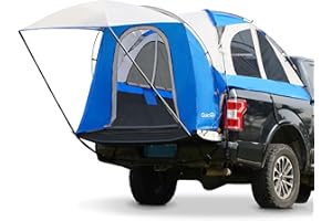 Quictent Pickup Truck Tent for 5.5-5.8'/6.0-6.3'/6.4-6.7'/8.0-8.2'/5.0-5.2' Bed, Waterproof PU2000mm 2-Person Sleeping Capacity Truck Bed Tent with Removable Awning, Rainfly ＆ Storage Bag Included