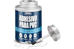 Allisway Planenkleber, Teichfolienkleber, Kontaktkleber, Schnelle Verklebung und Imprägnierung zur Reparatur von Schlauchbooten, LKW-Planen und Autodächern，170g mit Pinsel