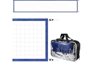 BLAUHAUS Filet Badminton Exterieur et Filet Volley Piscine 4.5×0.9m - Filet de Rechange Portable avec Sac de Transport, sans Support, pour Jardin, Piscine, Plage, Jeux d'extérieur
