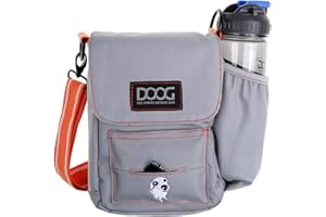 DOOG Shoulder Bag Dog Walking Accessory Treat Bag Grey, One Size