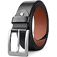 Urban alfami Genuine leather Belt for Men | Black | TMBK-19 | Size 34