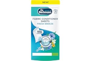 Dr. Beckmann Fabric Conditioner Sheets Fresh Breeze | No mess | Convenient and pre-dosed fabric conditioner sheets |Dissolvable | easy to use | 14 sheets