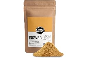 Spicy Welt Zenzero Macinato (500g) - Zenzero in Polvere Fine – per Dolci, Tisane & Curry | Pungente, Caldo & Vivace | 100% Naturale & Senza Additivi