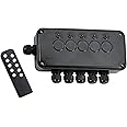 Knightsbridge, Black,OP665GBK Weatherproof IP66 13A 5G Remote Controlled Switch Box
