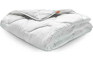 sleepling 190036 Basic 120 Całosezonowa średnia kołdra mono z mikrofibry 135 x 200 cm, biala