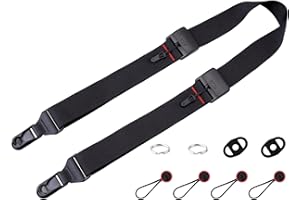 VKO Kameragurt mit Schnellverschluss-System, schnelle Längenjustage, ultraleicht, bequem, Vollformat-Kameragurt, Schultergurt für SLR DSLR digitale Kamera