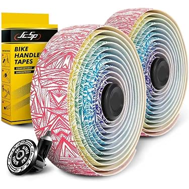 Happyyami Ruban De Guidon De Vélo – Paire De Sangles En Silicone Antidérapant, épaisse, Absorbe Les Chocs – Pour Route Et VTT