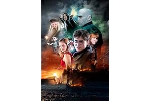 HUANNY 5D-Diamant-Malset zum Selbermachen für Erwachsene und Kinder, runde Strassmalerei mit Diamanten, Kreuzstich-Kunst, Diamantkunst und Punkten (Harry Potter, 30,5 x 40,6 cm)