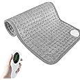 Necomi Electric Heating Pad for Pain Relief of Back Neck Shoulder, 40 x 76cm,10 Electric Temperature Options, 3 Timer Settings, Auto Shut Off Fast Heat Pad with Controller