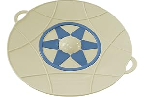 Beper Uniwersalna silikonowa pokrywka-vintage kremowy 30 cm, 34 x 30 x 13,5 cm