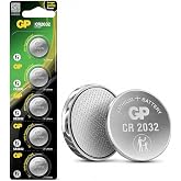 Gp Batteries Cr2032, 5'Li Kart, Lityum D&uuml;ğme Pil, 3 Volt