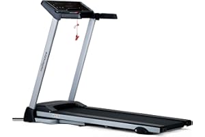 Mellerware - Cinta de Correr Plegable Wizzy! 15 Programas Entrenamiento | Velocidad Ajustable 14km/h | Inclinación Regulable | Pulsometro | Superficie Carrera 120x40cm | Peso MAX 100kg