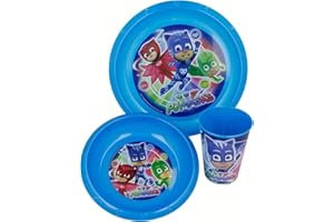 Pj Masks- Blister 3 Pezzi, Colore Blu, 1910