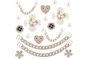 VSYRFT Shoe Charms for Flower Croc Charms, 18 Pcs Shoe Charms for Croc Charms | Bracelet Wristband Accessories | Party Favors | Birthday Party Gift