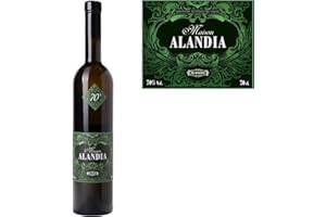 ‎ALANDIA Absinth Maison ALANDIA | Gold prämierter Absinthe aus Deutschland | Traditionelle Rezeptur | Mit 16 Kräutern destilliert | 70% Vol. | Handverkorkte Flasche | (1x 0,7 l)
