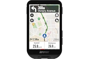 iGPSPORT iGS800, Ciclocomputer GPS Ciclismo, Durata della Batteria di 50 Ore, 3.5" Contachilometri Schermo LCD a Colori Tachimetro Bici Mappe Offline e Pianificazione WiFi, 32GB