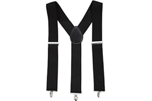 B&S Trendz Mens Womens Braces Adjustable Trouser Suspenders Fancy Dress Accessory