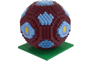 FOCO Offizielles Lizenzprodukt Aston Villa FC BRXLZ-Steine 3D-Fußball BAU-Set