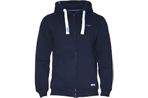 ROCK-IT Apparel Bluza z kapturem dla mężczyzn, zapinana na zamek błyskawiczny [rozmiary S-5XL] bardzo miękka tkanina premium – z kieszenią typu kangurka