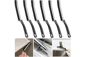 COTTNY Spaltreinigungsbürste, Hard-Bristled Crevice Cleaning Brush, Gap Cleaning Brush, Fensterrillen Reinigungsbürste, Multifunktionale Fugenreinigungsbürste für Fliesenböden Küche Badezimmer (6 Stück)