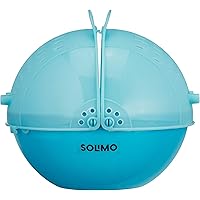 Amazon Brand - Solimo Plastic Drainer/Colander with lid (Blue)