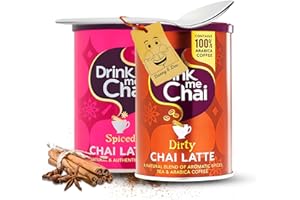 Latte Powder Bundle Includes: 1x Drink Me Chai Spiced Latte (250g) 1x Drink Me Chai Dirty (200g) Instant Powder and Stainless Spoon Little Spoon by Donny & Dev