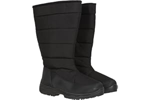 Mountain Warehouse Icey Womens Long Snow Boots - Water Resistant, Snowproof & Warm Shoes with Sherpa Fleece Lined - For Winter, Walking & Outdoors