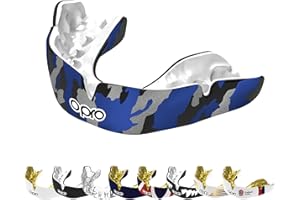 OPRO Protector Bucal de Ajuste Instantáneo y Personalizado para Adultos y Niños – Bucal para Boxeo, MMA, BJJ, Rugby y Hockey – Autoajustable – con Garantía Dental Incluida