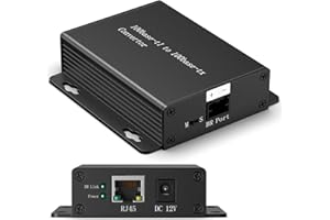 INNOMAKER 100BASE Ethernet Media Converter Device 2-wire Ethernet BroadR-Reach(100BASE-T1) to Fast Ethernet (100BASE-TX) Automotive IEEE 100BASE-T1 compliant with 100Mbit/s transmit