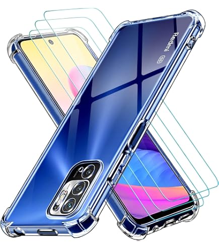 Cover Trasparente Per Xiaomi Redmi Note 10 Pro/Pro Max: Antiurto, Sottile E Resistente All'ingiallimento. La Custodia In TPU Che Non Si Nota!