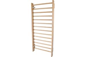 ARTIMEX SPORT EQUIPMENT ARTIMEX spalliera Svedese per scoliosi - Strumento per Terapia Fisica e Ginnastica - in Legno di faggio, 200x90 cm, codice 253-REHA-Faggio