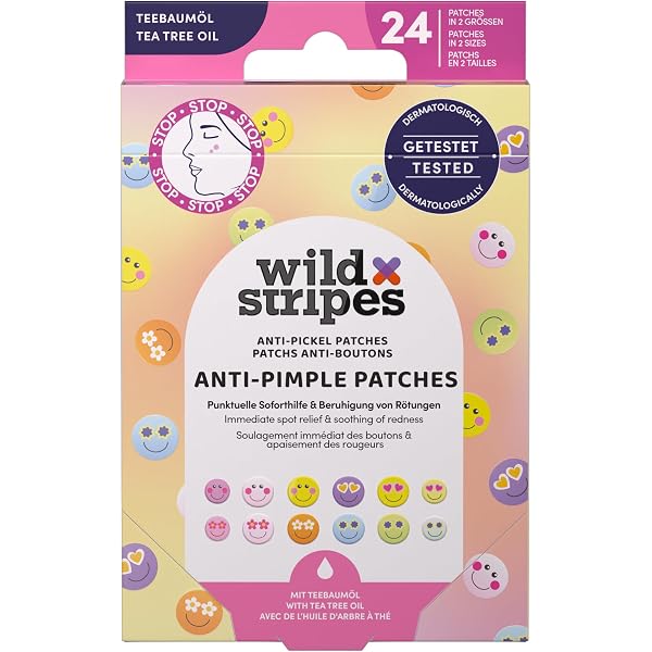 Pickel Patches Hydrocolloid – 84 Stück, Unsichtbare Pimple Patches Gegen Akne, In Süßen Formen (Stern, Herz)