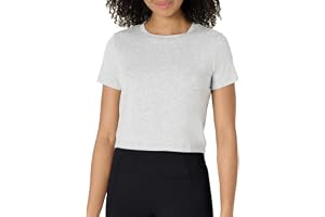 Amazon Essentials dam Aewm28459 dam Pima bomull mode kort aktiv t-shirt (förpackning med 1)