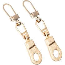 6 Tracce Per Cerniera In Pelle A Forma Di Foglia Con Anello Oro - Ricambio Per Borse, Stivali, Giacche (Caffè)