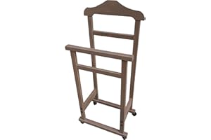 LIBEROSHOPPING.EU - LA TUA CASA IN UN CLICK Indossatore da Camera servo Muto Elegance in Legno massello Tortora