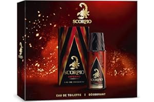 SCORPIO - Coffret 2 produits Inferno - Coffret Cadeau Homme - Eau de toilette flacon 75ml et Déodorant atomiseur 150ml