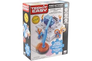 TALDEC Tech It Easy, Robot nettoyeur, STEM, circuit électronique, construction, 8 ans