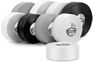 Bokaiya Joint Salle de Bain, 6m*38mm Bande Etancheite Autocollante, Ruban D'étanchéité Auto-Adhésif en PVC pour Baignoire, Salle de Bain, Cuisine, Toilettes, Anti-moisissure, Calfeutrage(Blanc)