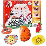 dmazing Arts and Crafts for Kids Girls Boys, Rock Painting Kit Art Supplies for Kids Paint Set Toys Gifts for Girls Boys