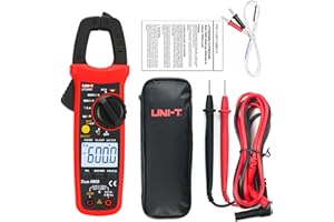 UNI-T UT204R medidor de pinza Digital temperatura AC DC probador de resistencia de voltaje multímetro