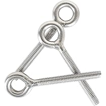 12 Bulloni A Occhiello In Acciaio Inox 304 - M5, Lunghezza 59 Mm, Per Sospensioni E Progetti Giardino - Foto 4