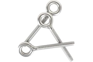 newlng M5 Ringschrauben 304 Edelstahl ösenschraube Geschweißte Geschlossene Schraube Stange Auge Schraube Schrauben Korrosionsbeständig 10 STÜCKE