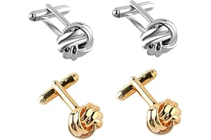 ZAHD 2 Pare ersonalizados Hombre Gemelos Moda Hombre Camisa Accesorios Gemelos Camisa Hombre Acero Inoxidable Gemelos Boda para Hombre Regalo para el Día de San Valentín Aniversario Día del Padre