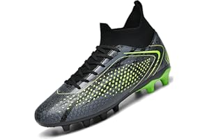 situkeke Mens Football Boots Spike High Top Football Shoes Astro Turf Trainers Soccer Cleats Boy's Professional Athletic Shoes